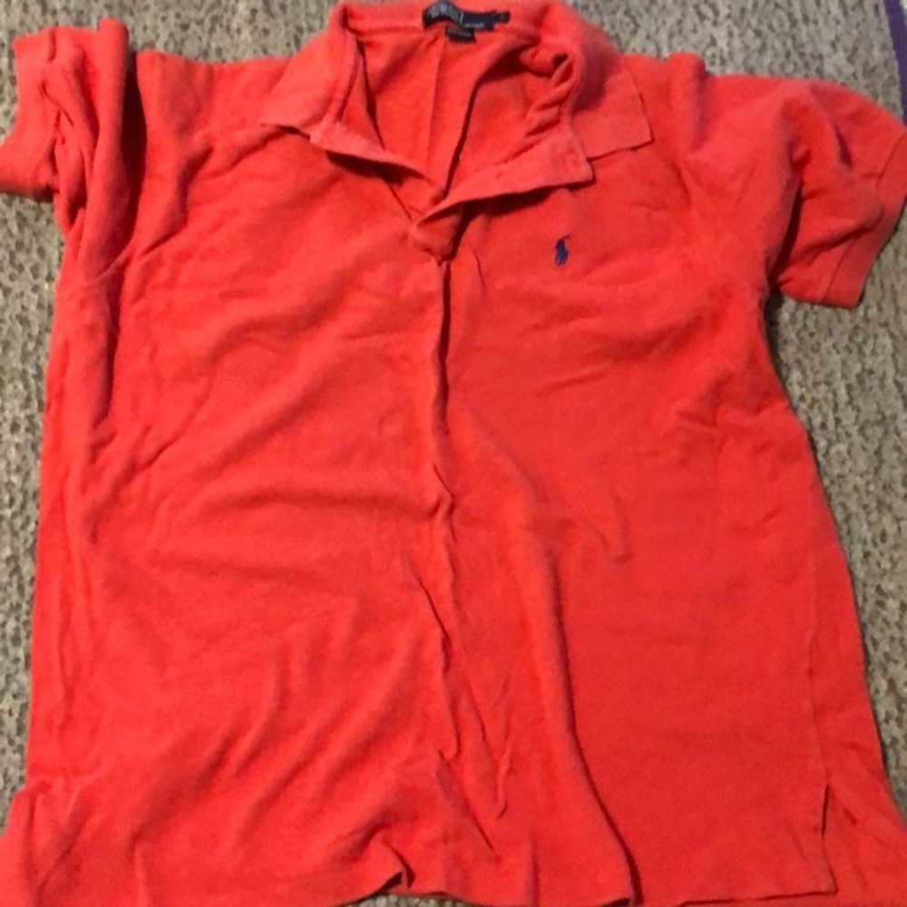 Polo by Ralph Lauren red polo sz L